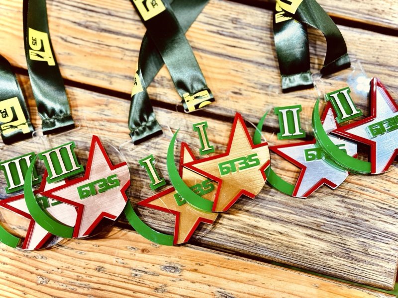 Медали для турнира БТ35 к 23 февраля
